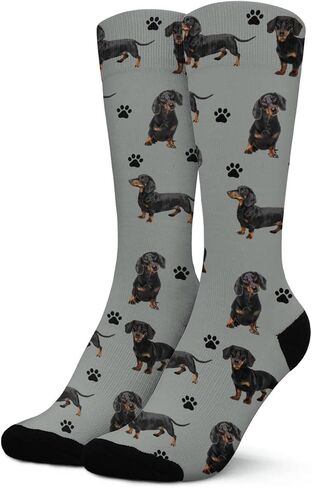 Funny Dog Crew Socks,Cute Dog Athletic Running Socks for Men Women in Saudi Arabia