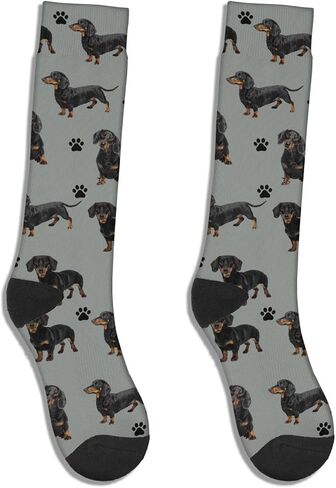 Funny Dog Crew Socks,Cute Dog Athletic Running Socks for Men Women in Saudi Arabia