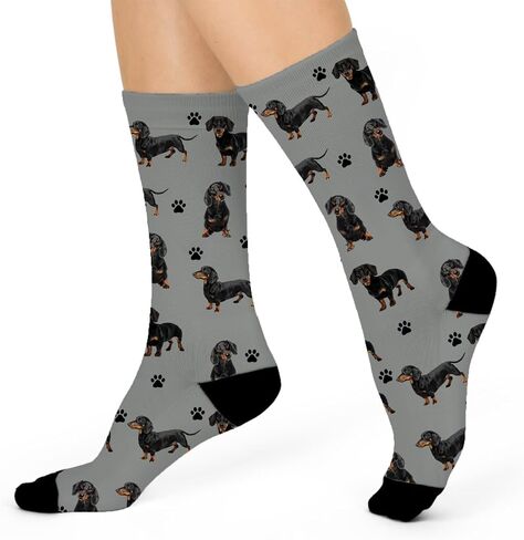 Funny Dog Crew Socks,Cute Dog Athletic Running Socks for Men Women in Saudi Arabia
