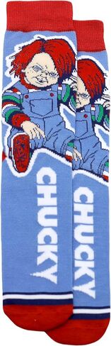 Hyp Chucky Socks for Adults, Childs Play, Good Guys, Wanna Play 6 Pack Crew Socks for Men & Women, Mens Shoe Size 6-12 in Saudi Arabia
