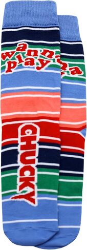 Hyp Chucky Socks for Adults, Childs Play, Good Guys, Wanna Play 6 Pack Crew Socks for Men & Women, Mens Shoe Size 6-12 in Saudi Arabia