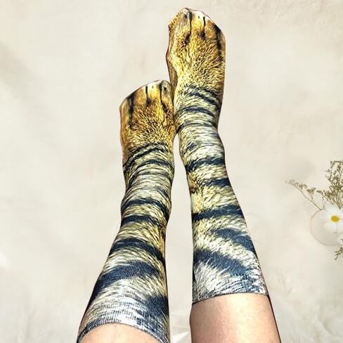 Christmas Gifts Funny Animal Paw Socks Stocking Stuffers for Adults Women Men Teen White Elephant Gifts Gag Gift in Saudi Arabia