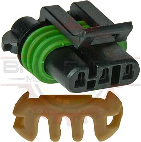 Ballenger Motorsports - استبدال GM Delphi/Packard - 3 Way Metripack 150 Plug (ذكر) موصل Maf/Cam Mate Green Seal in Saudi Arabia