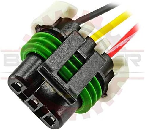 Ballenger Motorsports - استبدال GM Delphi/Packard - 3 Way Metripack 150 Plug (ذكر) موصل Maf/Cam Mate Green Seal in Saudi Arabia