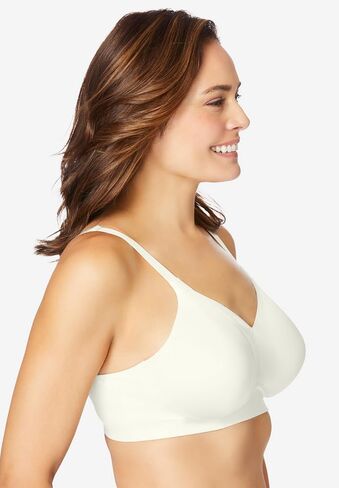 Catherines Women's Plus Size Wireless Back Smoothing Bra in Kuwait