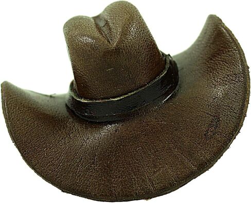 Weedzo Mini Cowboy Hat سلسلة مفاتيح ، ملحقات مفتاح السيارة من الجلد البني ، هدية غربية للرجال ، 2 1/4 بوصة in Saudi Arabia
