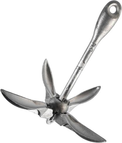 MarineNow Galvanized Folding Grapnel Boat Anchor - Choose by Weight in Kuwait