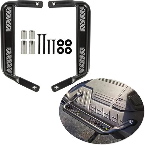 PSLER Motorcycle Extended Footpegs in Heavy Iron Material for Zuma 125 2022 2023(Black) in Saudi Arabia