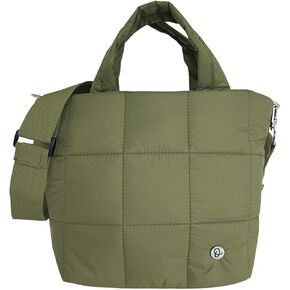 Small Puffer Gym Bag Quilted Crossbody Nylon Bags For Women Handbag Shoulder Bag in Saudi Arabia