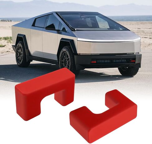 أغطية خطاف السحب تناسب Tesla Cybertruck 2024 2025 ، غطاء Hitch Front Artived Car Tow Hooks متوافق مع ملحقات Tesla Cybertruck 2025 2024 (Orange) in Kuwait
