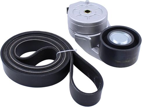 MOTOKU Accessory Drive Belt Tensioner Assembly with Pulley & Serpentine Belt for Dodge Ram 2500 3500 5.9L 1994-2002 in Saudi Arabia