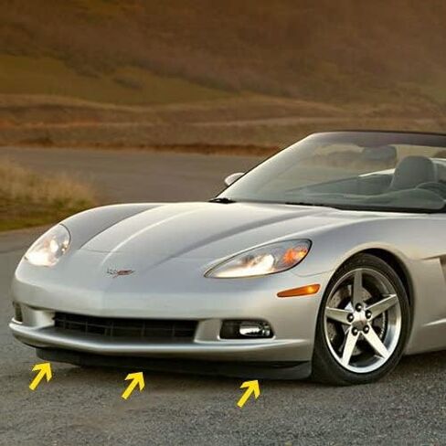 C6 Corvette Front Lower Spoiler 3 Piece Kit Fits: All 05 Thru 13 in Saudi Arabia