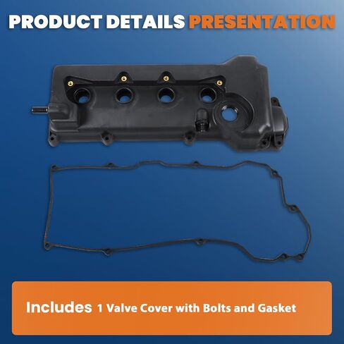 Engine Valve Cover with Gaskets 132644Z011 13264-4Z011 Compatible for Nissan Sentra XE GXE Sedan 4-Door 1.8L 2000-2002 in Saudi Arabia