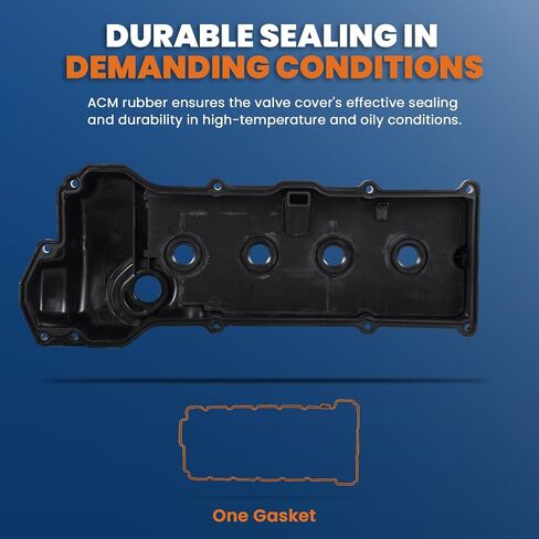 Engine Valve Cover with Gaskets 132644Z011 13264-4Z011 Compatible for Nissan Sentra XE GXE Sedan 4-Door 1.8L 2000-2002 in Saudi Arabia