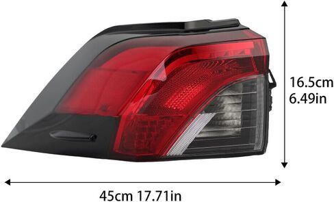 مجموعة LED LED Tail Light Assembly لتويوتا RAV4 2019 2020 2021 2022 2023 2024 جانب سائق مصباح الفرامل الخلفية in Saudi Arabia