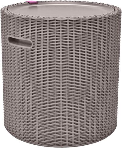 Keter Cool Side Table Cooler 3 in 1 Outdoor Patio Table and Ice Chest Storage, Ideal Hot Tub Table, Decor and Outdoor Patio Bar, Portable Bar, Graphite in Kuwait