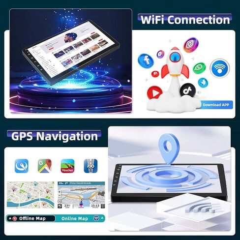 2+64GB Android 13 Car Stereo for Kia Optima K5 2013-2015 with Wireless Carplay Android Auto, 9" Touch Screen Radio Dash Kit GPS Navigation WiFi Bluetooth SWC Mic Backup Camera in Saudi Arabia