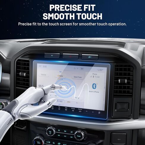 FIILINES Screen Protector for 2020 2021 2022 2023 Toyota Tacoma, 8 inch Touchscreen 9H Tempered Glass Screen Protector Anti-Glare Shatterproof 2 Pack in Kuwait