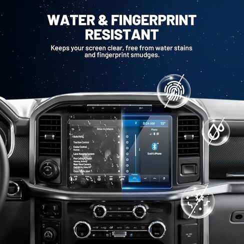 FIILINES Screen Protector for 2020 2021 2022 2023 Toyota Tacoma, 8 inch Touchscreen 9H Tempered Glass Screen Protector Anti-Glare Shatterproof 2 Pack in Kuwait