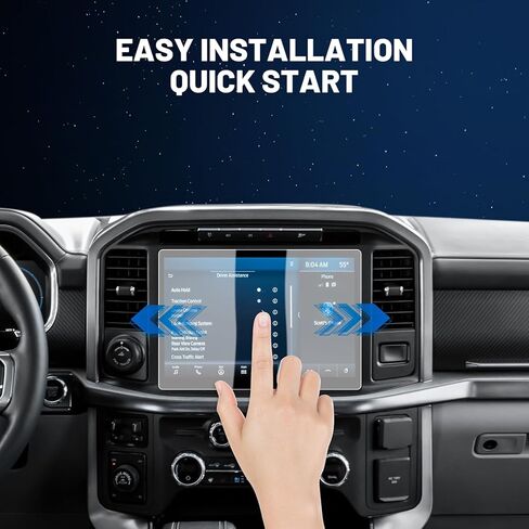 FIILINES Screen Protector for 2020 2021 2022 2023 Toyota Tacoma, 8 inch Touchscreen 9H Tempered Glass Screen Protector Anti-Glare Shatterproof 2 Pack in Kuwait