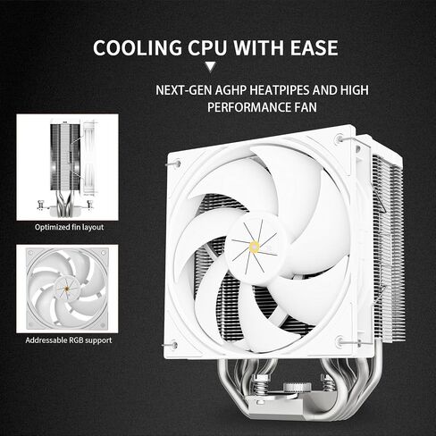 Thermalright Assassin X 120R برودة وحدة المعالجة المركزية الرقمية الأسود ، غطاء أعلى الشاشة الرقمية ، TL-P12 PWM CPU CPU CPU CONDAIN ، تبريد غرفة تبريد الكمبيوتر ، دعم AM4/AM5 ، Intel LGA1851/1700/115X/1200 in Kuwait