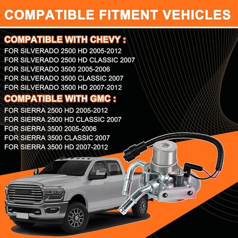 رئيس الإسكان مرشح الوقود لـ 6.6L بديل ديزل متوافق مع Chevy Silverado 2500 HD 2005-2012 ، لـ Silverado 3500 2005-2006 Filter Head استبدال OE 12639448 904-517 in Saudi Arabia