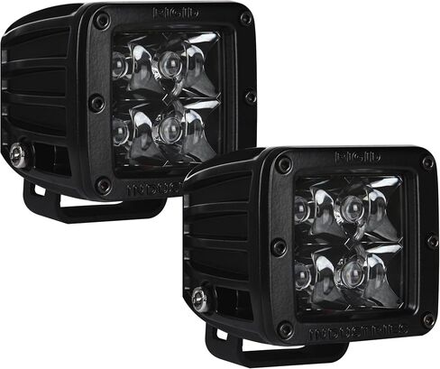 Rigid Industries 20221BLK D-Series Midnight Edition Black Spot Optic, Pair in Saudi Arabia