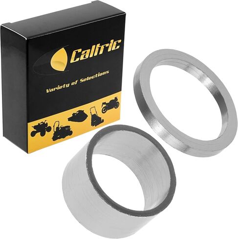 Caltric Muffler Pipe Gasket Compatible with Suzuki DR-Z400S 2000 2001 2002-2019 / DRZ400SM DRZ 400SM 2005-2019 in Saudi Arabia