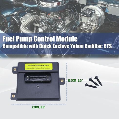 AITKEN Fuel Pump Control Module Compatible with GMC Yukon Sierra/Savana 1500 Canyon, Cadillac CTS Escalade, Chevy Tahoe Suburban/Silverado 1500 Colorado Avalanche 2008-2009 Replace# 15239857 601-132 in Saudi Arabia
