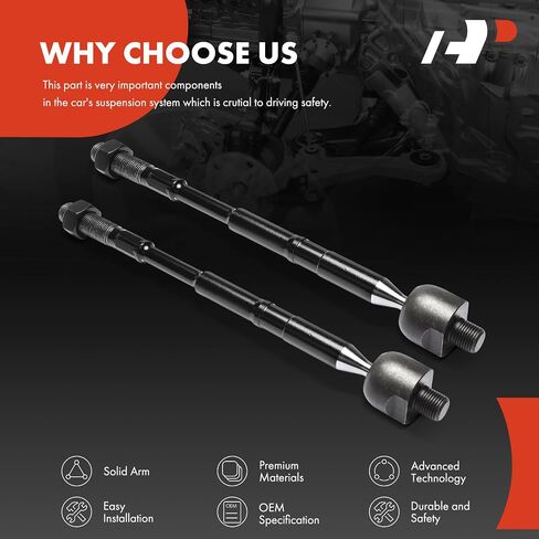 A-Premium 2 x Front Inner Tie Rod Ends, Compatible with Hyundai Venue 2020 2021 2022 2023 2024 in Saudi Arabia