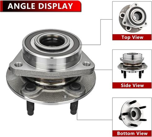 513398 (Pair) Front or Rear Wheel Bearing Assembly for Chevrolet Malibu 2016-2021,for Buick Lacrosse 2017-2019, for Envision 2016-2018, for Regal TourX, for Regal Sportback, 5 Lugs w/ABS in Saudi Arabia