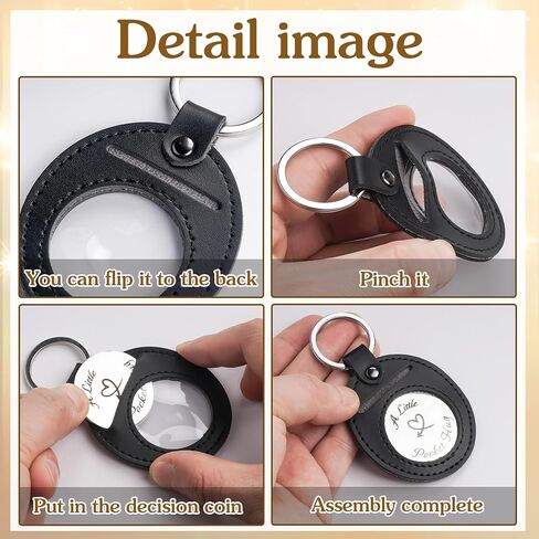 Pocket Hug Token Gift Keychains - Long Distance Gifts Keepsake, Double Sided Stainless Steel with Leather Have Hug Keychain in Saudi Arabia
