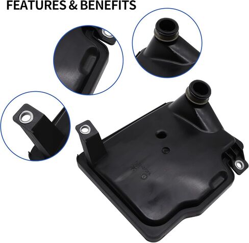 52118789 Automatic Transmission Filter with Gasket Compatible with Dodge Jeep 42RE 44RE 46RE 47RE 48RE - 1998-2004 Grand Cherokee, 1998-2003 Dakota Durango, 1998-2006 Ram 1500, 1998-2009 Ram in Saudi Arabia