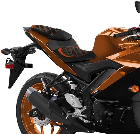 نسخة. راكب السائق الأمامي ومقعد الراكب الخلفي ليبوب ياماها YZF R3 2015-2023 MT-03 2020-2024 YZF R25 2015-2023 MT-25 in Kuwait