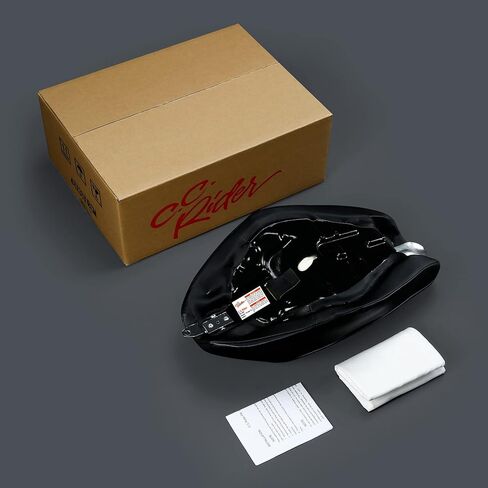 نسخة. مقعد سائق منفرد راكب أمامي مناسب لهارلي سبورتستر XL 883 1200 2010-Later ، Black+White in Kuwait