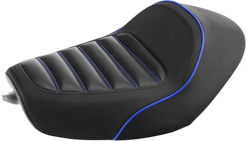 نسخة. مقعد سائق منفرد راكب أمامي مناسب لهارلي سبورتستر XL 883 1200 2010-Later ، Black+White in Kuwait