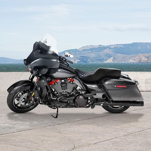 2-Up Driver & Passenger Seat Pillion Fit for Harley Touring Street Glide Road Road Road King Special 2009-2023 in Saudi Arabia