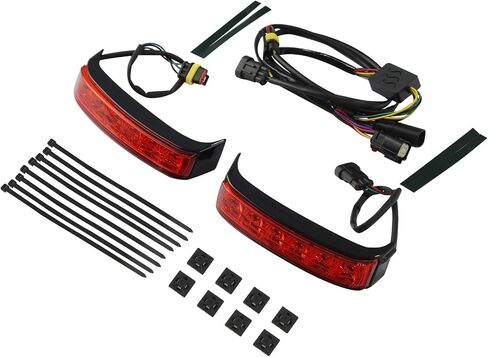 TCMT Saddlebag Running Brake LED Turn Light Fit For Harley Touring Road Glide Limited 2020-2024 Ultra Limited 2014-2024 CVO Limited FLHTKSE 2016-2020 Electra Glide Ultra Classic 2014-2019 in Saudi Arabia