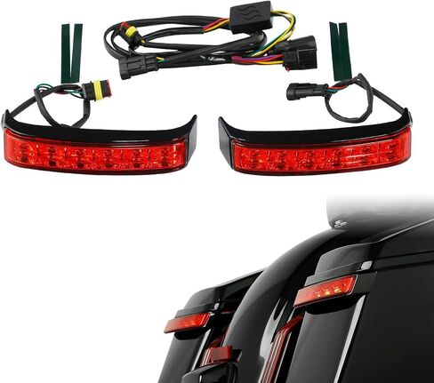 TCMT Saddlebag Running Brake LED Turn Light Fit For Harley Touring Road Glide Limited 2020-2024 Ultra Limited 2014-2024 CVO Limited FLHTKSE 2016-2020 Electra Glide Ultra Classic 2014-2019 in Saudi Arabia