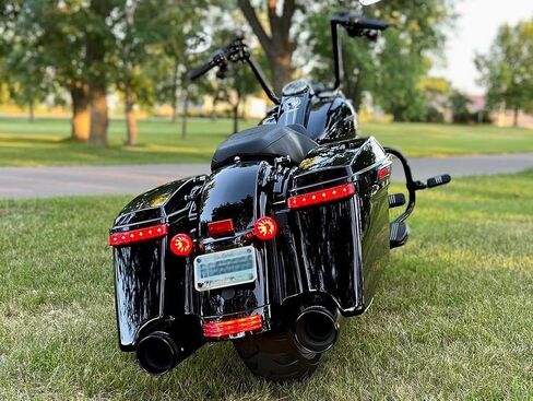 TCMT Saddlebag Running Brake LED Turn Light Fit For Harley Touring Road Glide Limited 2020-2024 Ultra Limited 2014-2024 CVO Limited FLHTKSE 2016-2020 Electra Glide Ultra Classic 2014-2019 in Saudi Arabia