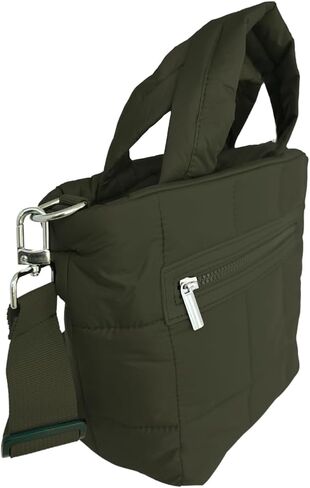 Small Puffer Gym Bag Quilted Crossbody Nylon Bags For Women Handbag Shoulder Bag in Saudi Arabia
