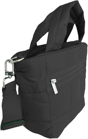 Small Puffer Gym Bag Quilted Crossbody Nylon Bags For Women Handbag Shoulder Bag in Saudi Arabia