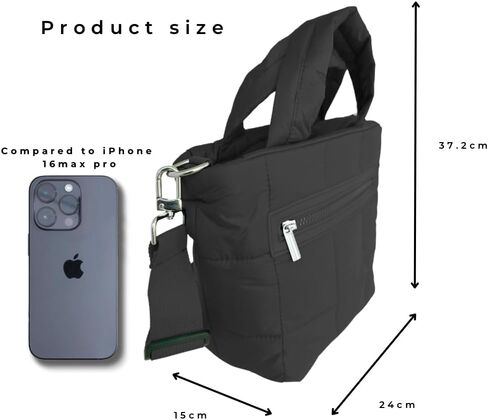 Small Puffer Gym Bag Quilted Crossbody Nylon Bags For Women Handbag Shoulder Bag in Saudi Arabia
