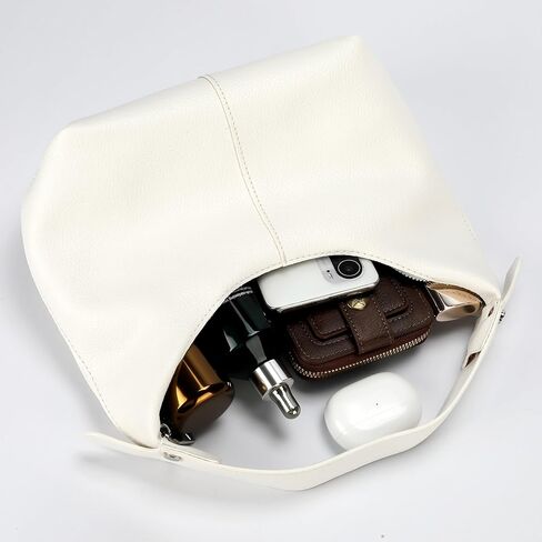 Crescent Shoulder Bag for Women - Black Small Handbag With Only Two 'Purses' Detached in Kuwait