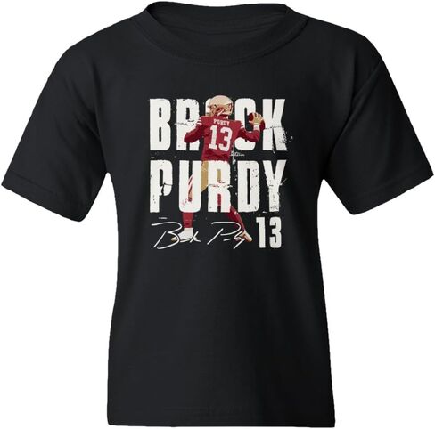 San Francisco Quarterback Football Player Purdy Youth Unisex T-Shirt in Kuwait