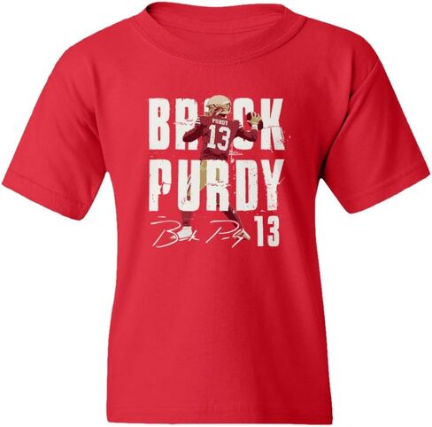San Francisco Quarterback Football Player Purdy Youth Unisex T-Shirt in Kuwait