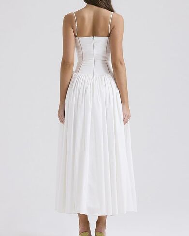 Houstil Women's Strap زفاف عارض ضيف الصيف فستان Maxi Corset Holiday Party Beach Cocktail Vality in Kuwait