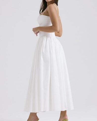 Houstil Women's Strap زفاف عارض ضيف الصيف فستان Maxi Corset Holiday Party Beach Cocktail Vality in Kuwait