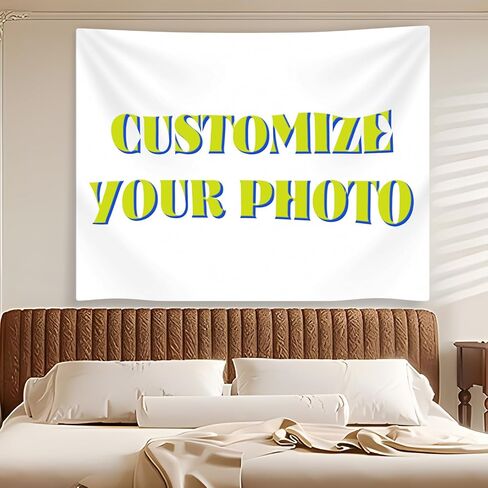 Custom Tapestry, Custom Wall Tapestry for Bedroom Personalized Backdrop Upload Images Customize for Home & Living Room Decor Bedroom Wall Art (59INCH*59INCH) in Saudi Arabia