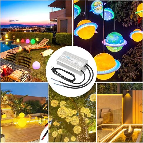 سائق LED 24V800W مزود طاقة مقاوم للماء 90-120 فولت إلى 24V33.3A AC إلى DC محول IP67 محول الجهد المنخفض مناسب للإضاءة LED الداخلية والخارجية وأي جهاز 24V DC in Kuwait